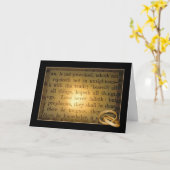 Carte Versets de Wedding Bible (Fleur jaune)