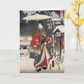 Carte Version moderne du conte de Genji sur la scène des (Fleur jaune)