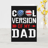 Carte Version Plus Cool De Mon Papa Cadeaux De La Fête D (Fleur jaune)