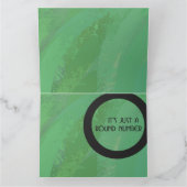 Carte Vert 40 Décennie Anniversaire (Intérieur)