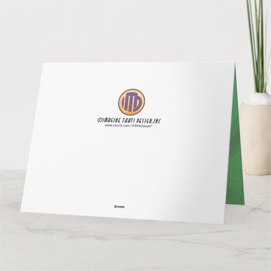 Carte Vert 60 Décennie Anniversaire (Dos)