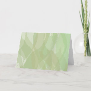 Carte Vert, cool, aquarelle tendance motif abstrait