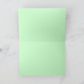 Carte vert et bleu Joyeux anniversaire (Intérieur)