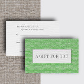 Carte Vert | Linge sobre élégant look chic