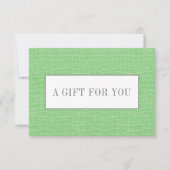 Carte Vert | Linge sobre élégant look chic (Devant)