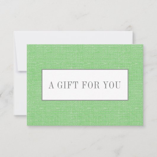 Carte Vert | Linge sobre élégant look chic (Devant)