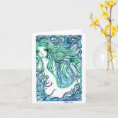 Carte Vert marin (Fleur jaune)