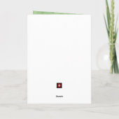 Carte Vert riche de la fête des mères de chats photo (Dos)