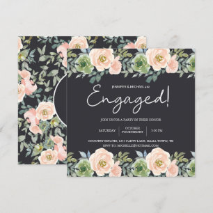 Carte Vert sauge et rose pastel floral élégant pour mari