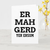 Carte verte (Fleur jaune)