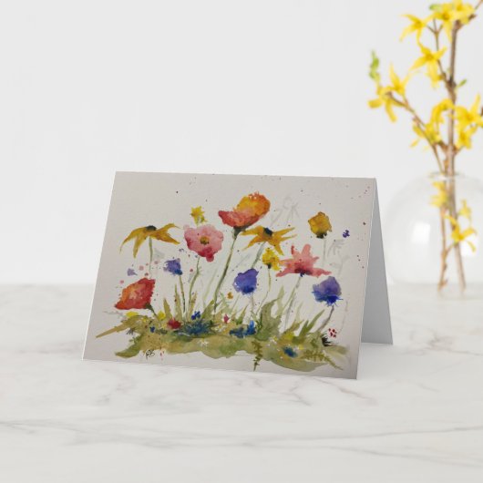 Carte verte (Fleur jaune)