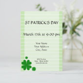 Carte verte avec verso sur le dos (Debout devant)