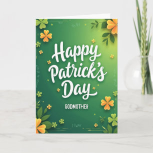Carte verte de la marraine pour la Saint-Patrick