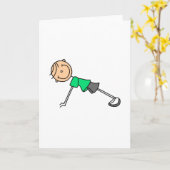 Carte verte de l'exercice Stick (Fleur jaune)