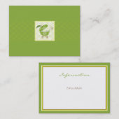 Carte verte de l'information de la voiture (Devant / Derrière)