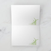 Carte verte de moulin à vent de turbine de vent (Intérieur)