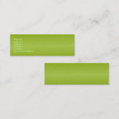 Carte verte de profil de grès de raisin (Devant / Derrière)