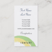 Carte verte de profil du monde (Dos)