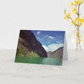 Carte verte de rêve de fjord (Fleur jaune)