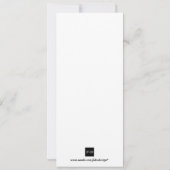 Carte verte d'invitation de Halloween d'araignée (Dos)