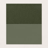 Carte verte en mousse pliée personnalisée avec des (Extérieur déplié)