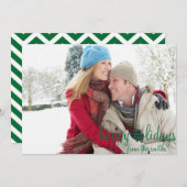 Carte verte et blanche (Devant / Derrière)