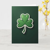 Carte verte Lucky Shamrock (Fleur jaune)