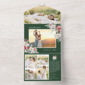 Carte verte Noël tout en un (À l'intérieur)