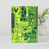 Carte verte PCB, circuit imprimé de pièces électro (Debout devant)