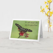 Carte verte/scripture (Fleur jaune)
