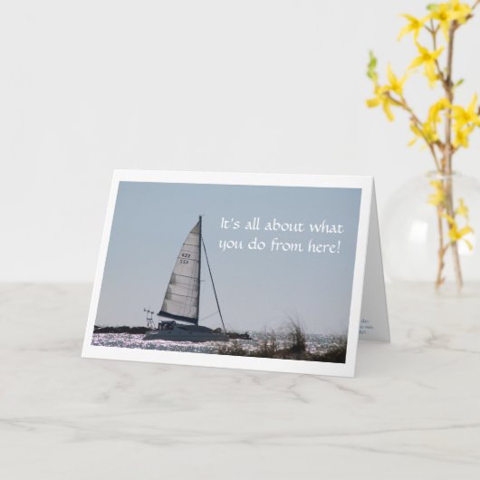 Carte verte/scripture (Fleur jaune)