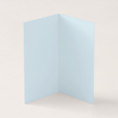 Carte verticale blanche Père Noël Ice Blue (Inside)