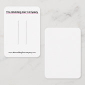 Carte Verticale de l'écran du clip de poche du log (Devant / Derrière)