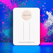 Carte Verticale de l'écran du clip de poche du log