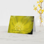 Carte vertueuse de femme (Fleur jaune)