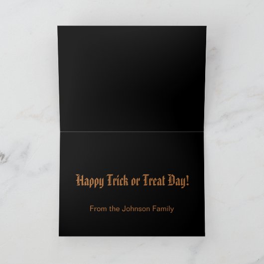 Carte Very Wicked Halloween (Intérieur)