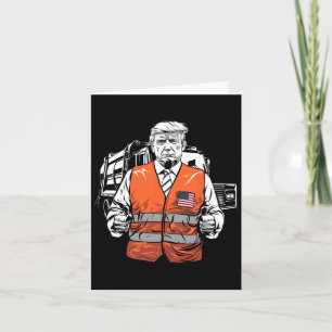 Carte Veste de camion à ordures Trump 