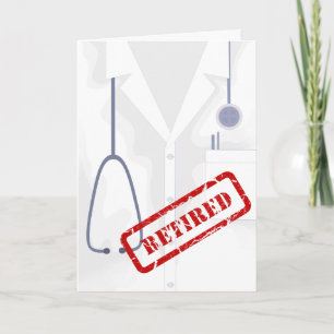 Carte Veste Médicale Retraite personnalisée
