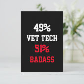 Carte Vet Tech Badass (Debout devant)