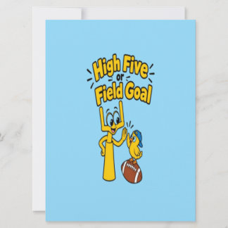 Carte Vêtement pour enfants de dessin animé High Five ou