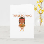 Carte Vêtements de bébé pour la fête d'Action de grâce G (Fleur jaune)