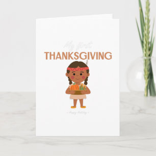 Carte Vêtements de bébé pour Thanksgiving Garçons Filles