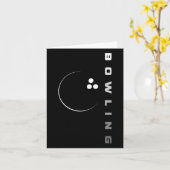 Carte Vêtements de bowling - Bowling 1 (Fleur jaune)