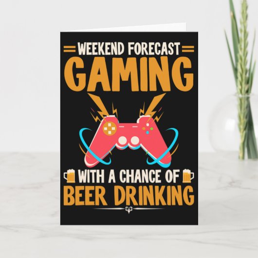 Carte Vêtements de jeu de prévision de week-end Ordinate (Devant)