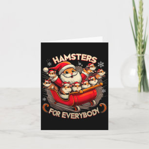 Carte Vêtements de Noël pour hamsters pour tout le monde
