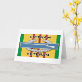 Carte Vétéran de CIB Vietnam (Fleur jaune)