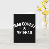 Carte Vétéran de combat en Irak - (Fleur jaune)