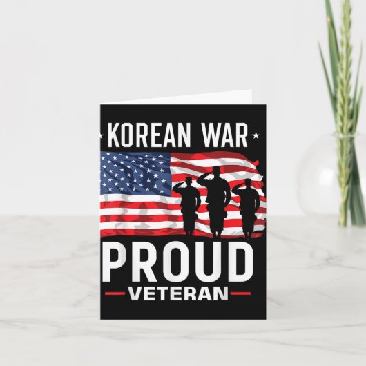 Carte Vétéran de la guerre de Corée (Devant)