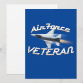 Carte Vétéran de l'armée de l'air (Devant / Derrière)