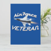 Carte Vétéran de l'armée de l'air (Debout devant)